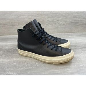 Converse Chuck Taylor Star Prime Hi 154836C Men's Sneaker Leather 8 Black Shoes